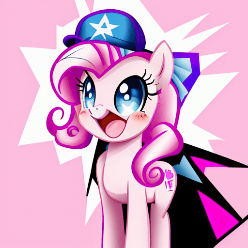 AI generated: pinkie pie establishes an anarchist country