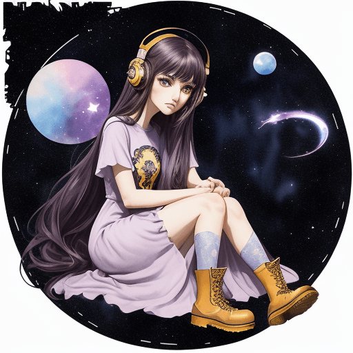 AI generated: Character concept art from X Clamp, 2d flat vector character design, Aries, zodiac and stellar style...
