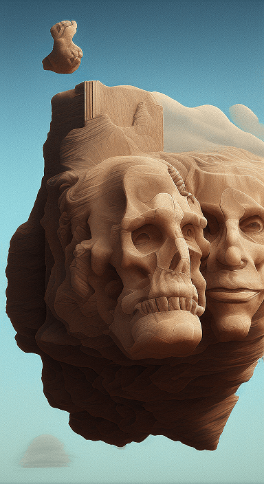 AI generated: surrealism simplicity --ar 1:2 --stylize 750 --v 6