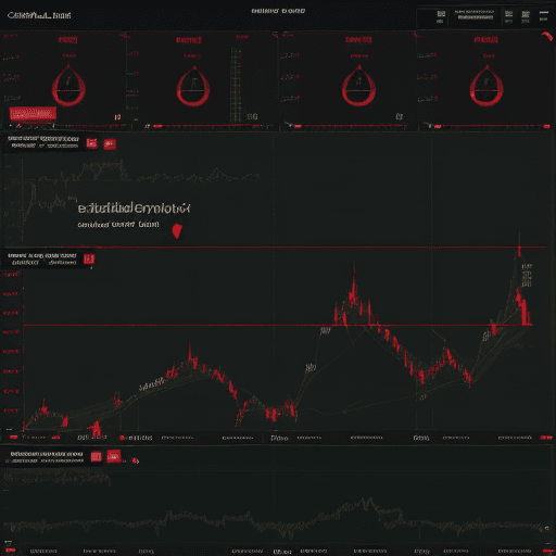 AI generated: Create a highly detailed and realistic 4K image of a financial market candlestick chart. The chart s...