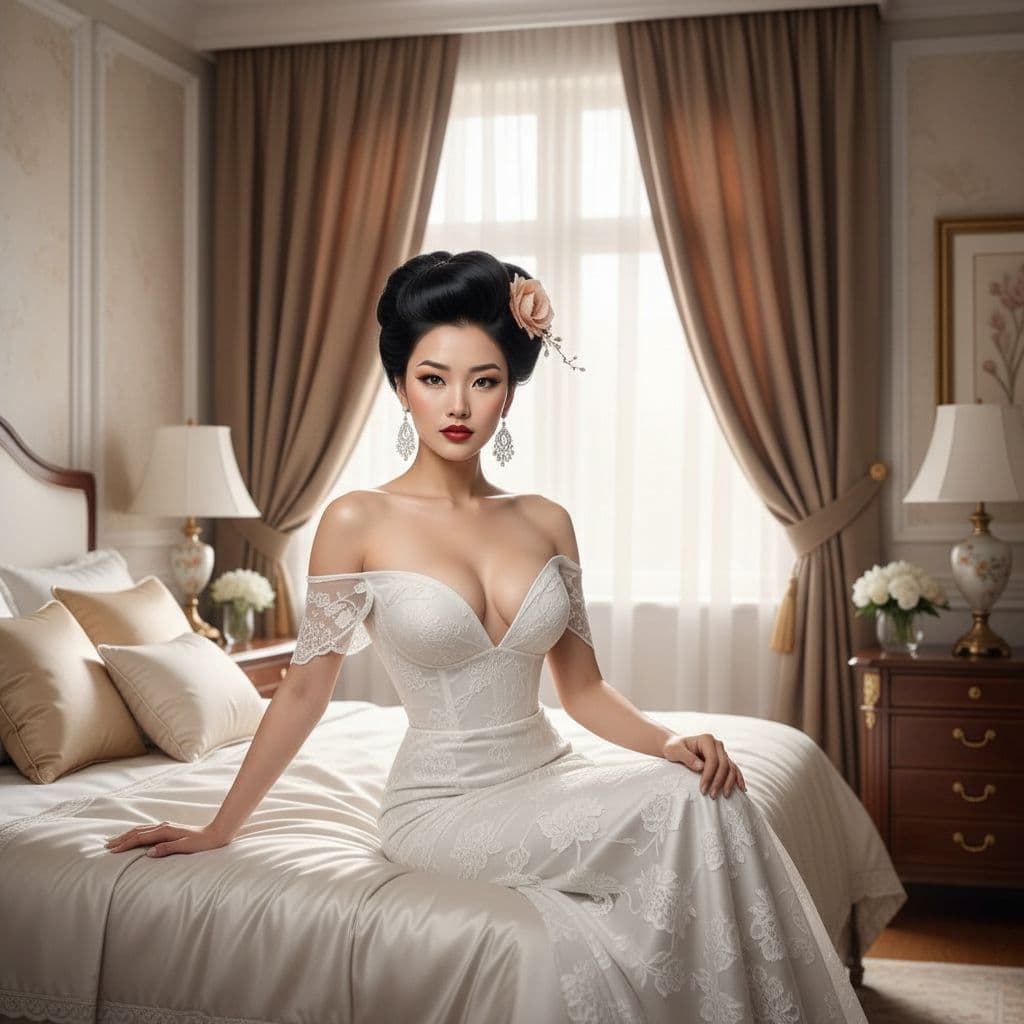 AI generated: dans la chambre a coucher