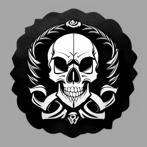 AI generated: High resolution skull logo
