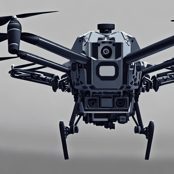 AI generated: Hyper realistic painting of a beautiful dron in an film, hyper detailed, anime, by anime artist, tre...
