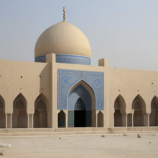 AI generated: mosque at Gaza
