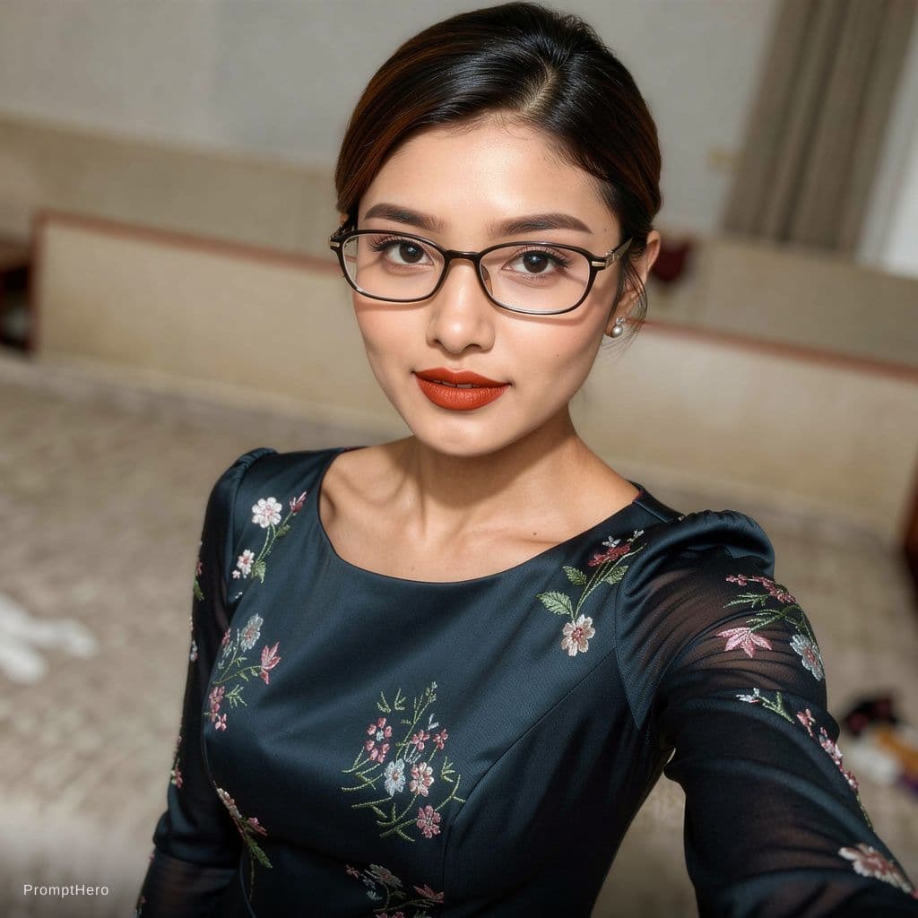 AI generated: score_9, score_8_up, score_7_up, 1girl, asian, olive skin, (elegant dress, decorated dress, sleeves)...