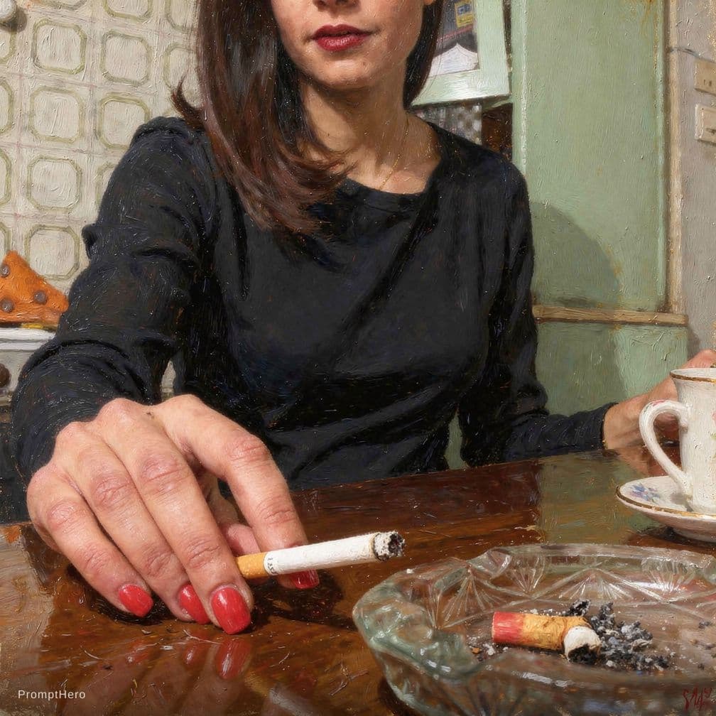 AI generated: to oil painting
