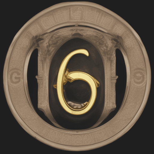 AI generated: a logo with the letter G and P
