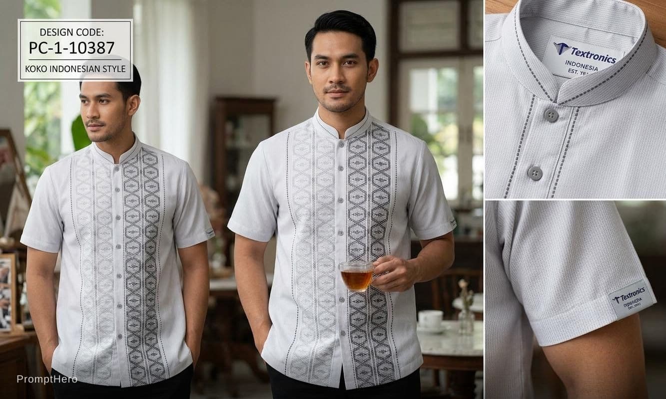 AI generated: MAKE A SHIRT OF INDONESIAN STYLE CALLED A KOKO
