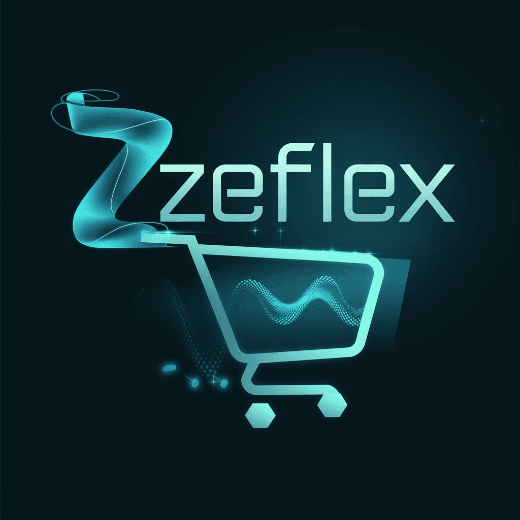 AI generated: *"Create a modern, bold, and professional logo for the brand "Zeflex", which represents an innovativ...
