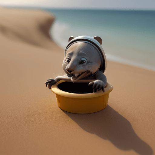 AI generated: photo of a funny mause, hd, 8k 