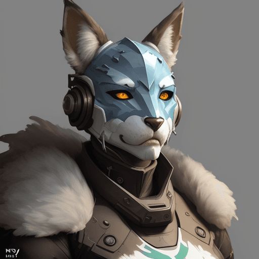 AI generated: uploaded to e621, by havoc63, by ruan jia, by michael garmash, by foxovh, painterly style, (furry:1....