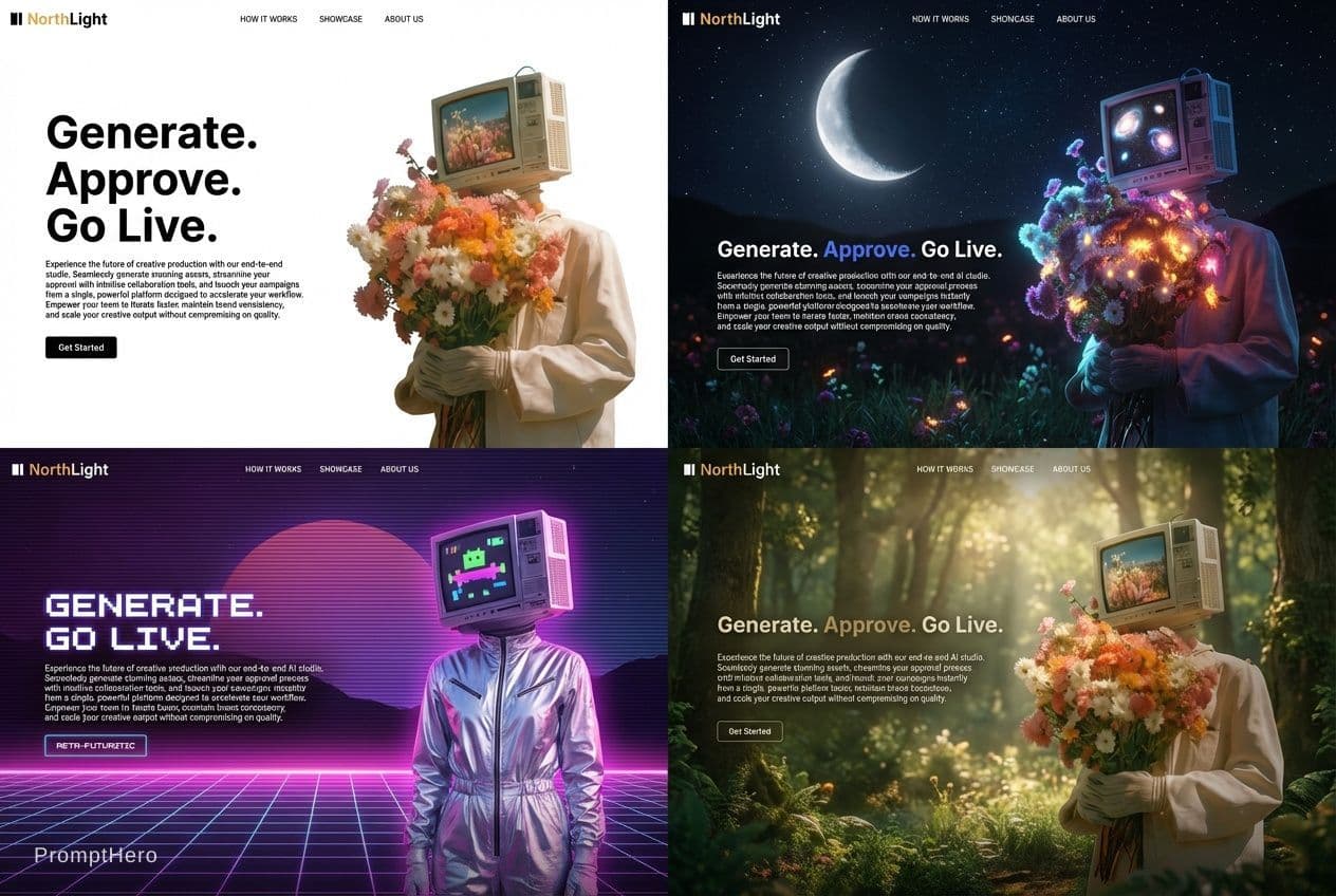 AI generated: generame variaciones de esta imagen 