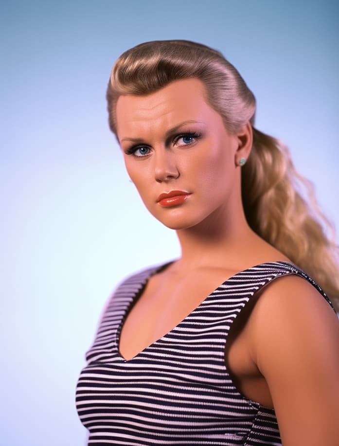 AI generated: ken and barbie, Award - winning, portrait photograph shot with Kodak Portra 800, a Hasselblad 500C, ...