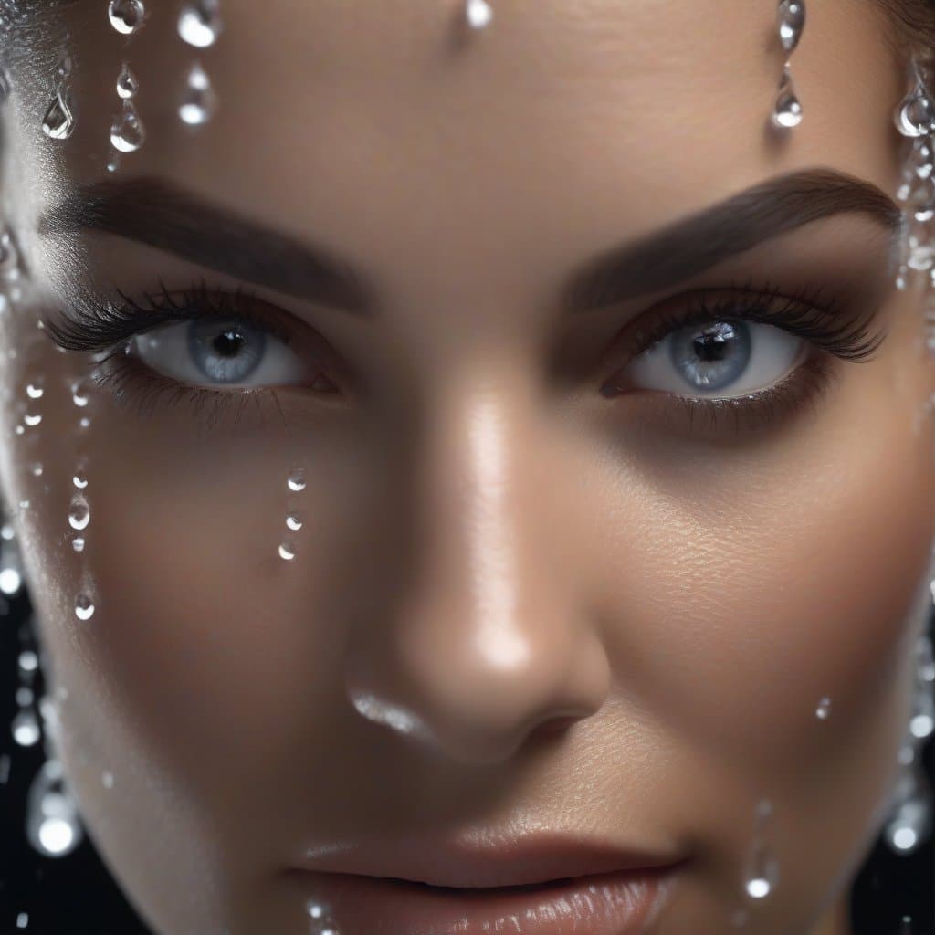 AI generated: portrait: the gaze of the soul