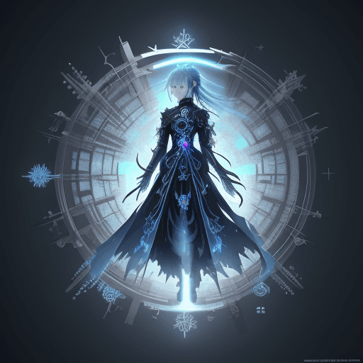 AI generated: korean wallpaper, in the style of ethereal, ghostly figures, apocalyptic collage, lens flares, wicca...