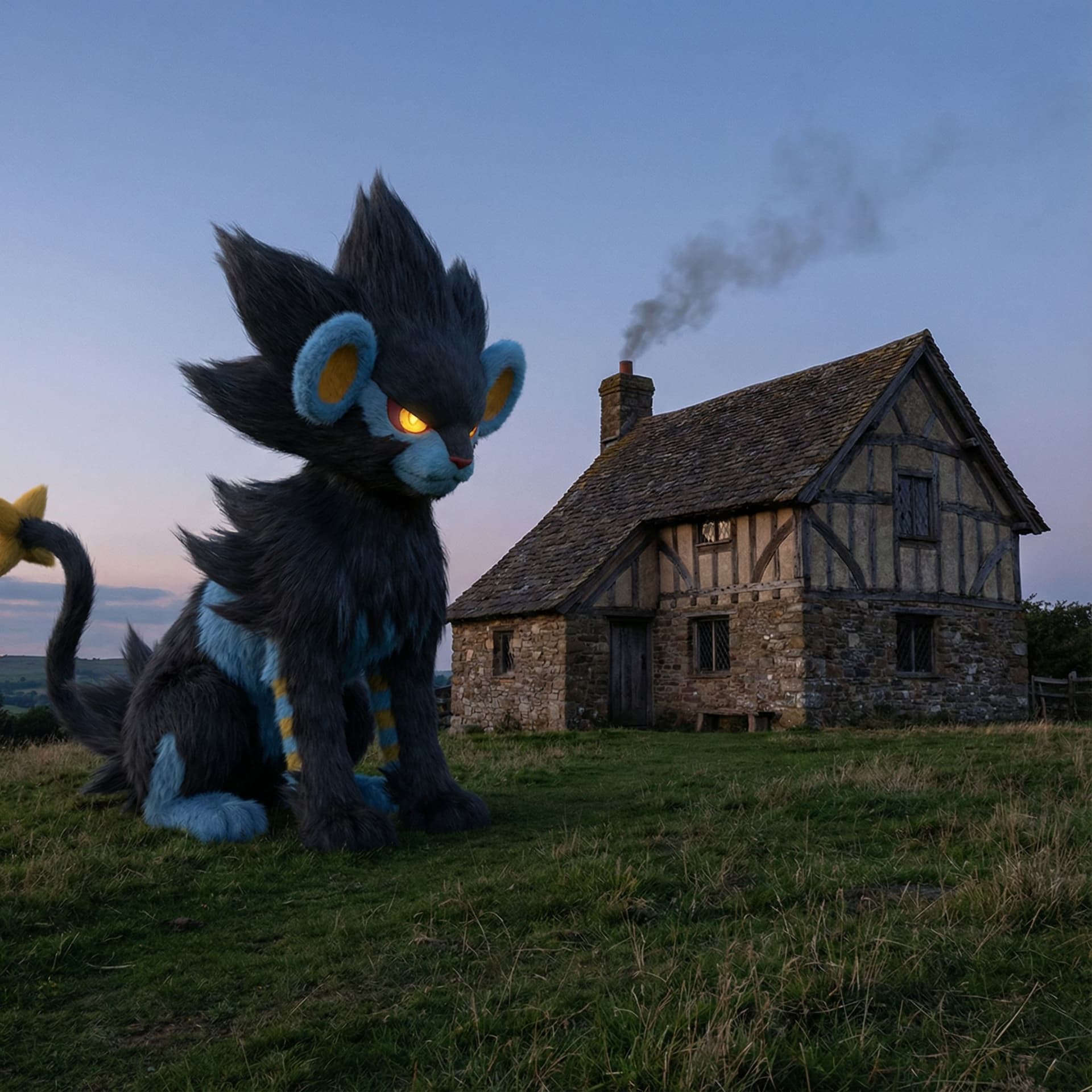 AI generated: Luxray 
house