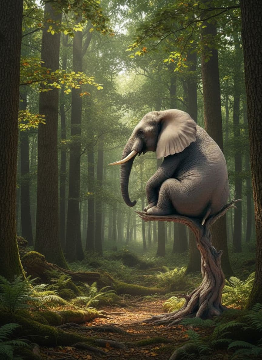 AI generated: en foret