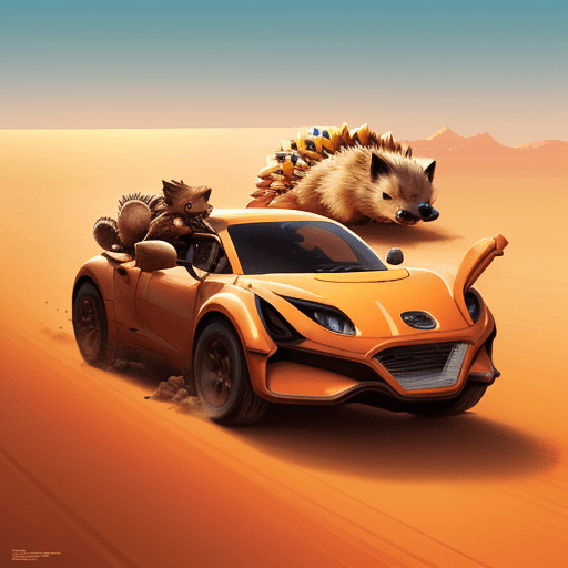 AI generated: Sonic hedgehog, desert hedgehog, Indian hedgehog trio, minimalistic digital art by Greg Rutkowski, v...
