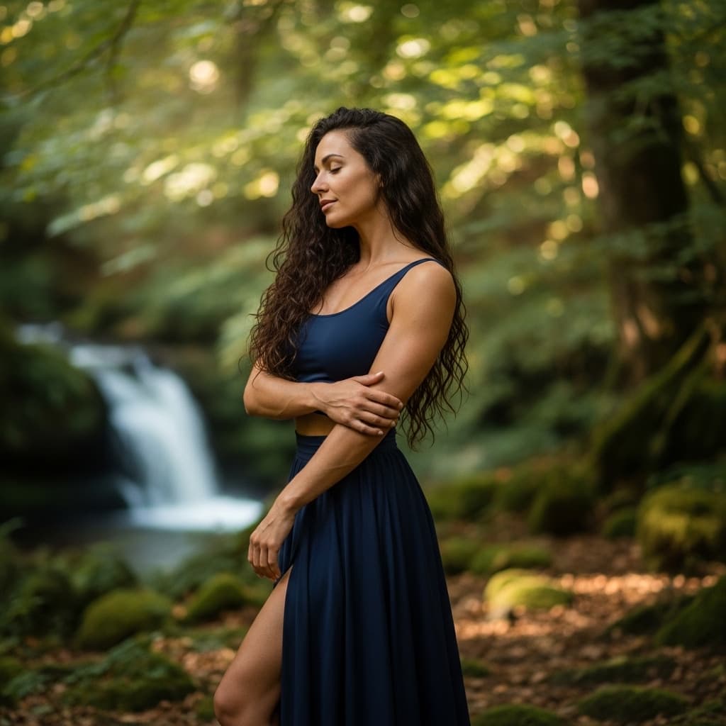 AI generated: a real woman without clothes