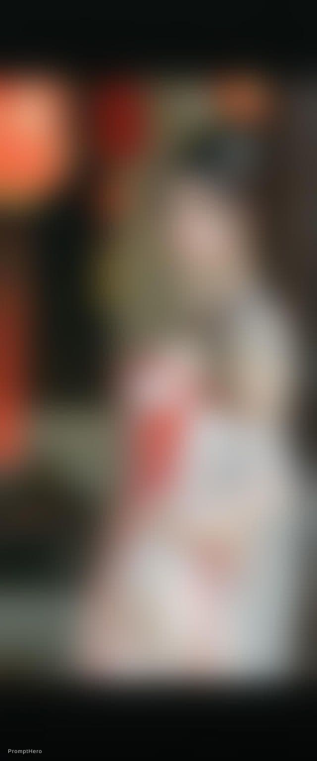 AI generated: A highly detailed, photorealistic, cinematic medium shot of a beautiful young East Asian woman weari...