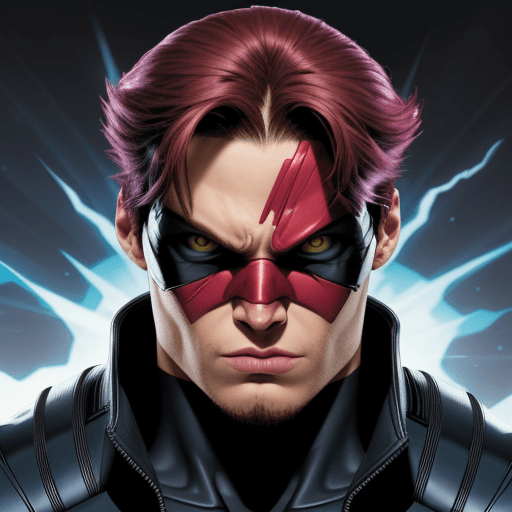 AI generated: marvel comics xmen cyclopes
