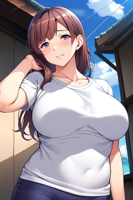 Mihara Maho [Hentai : Aisai -Tsuma to Oyaji Dake no Toki] PonyXL