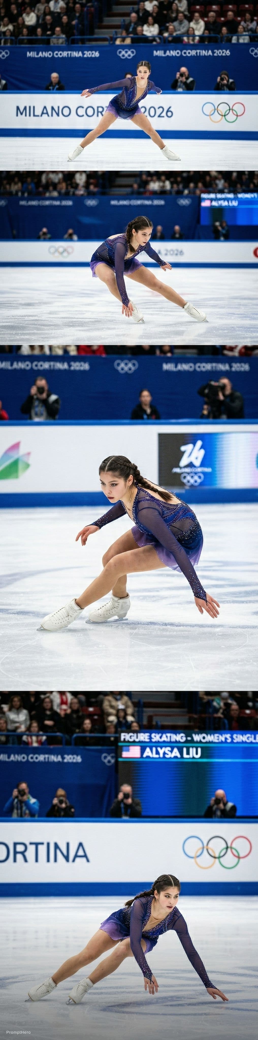 AI generated: alysa liu ass all fours  2026 Winter Olympic Games ege 20 naked