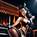 AI generated: (highly detailed), (sharpening), RAW photo, low key, cinematic composition, Moulin Rouge, cabaret st...