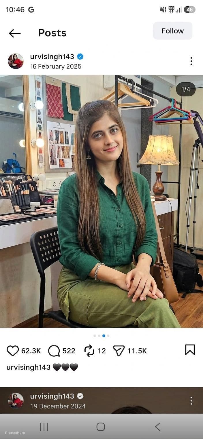 AI generated: indian fansion girl