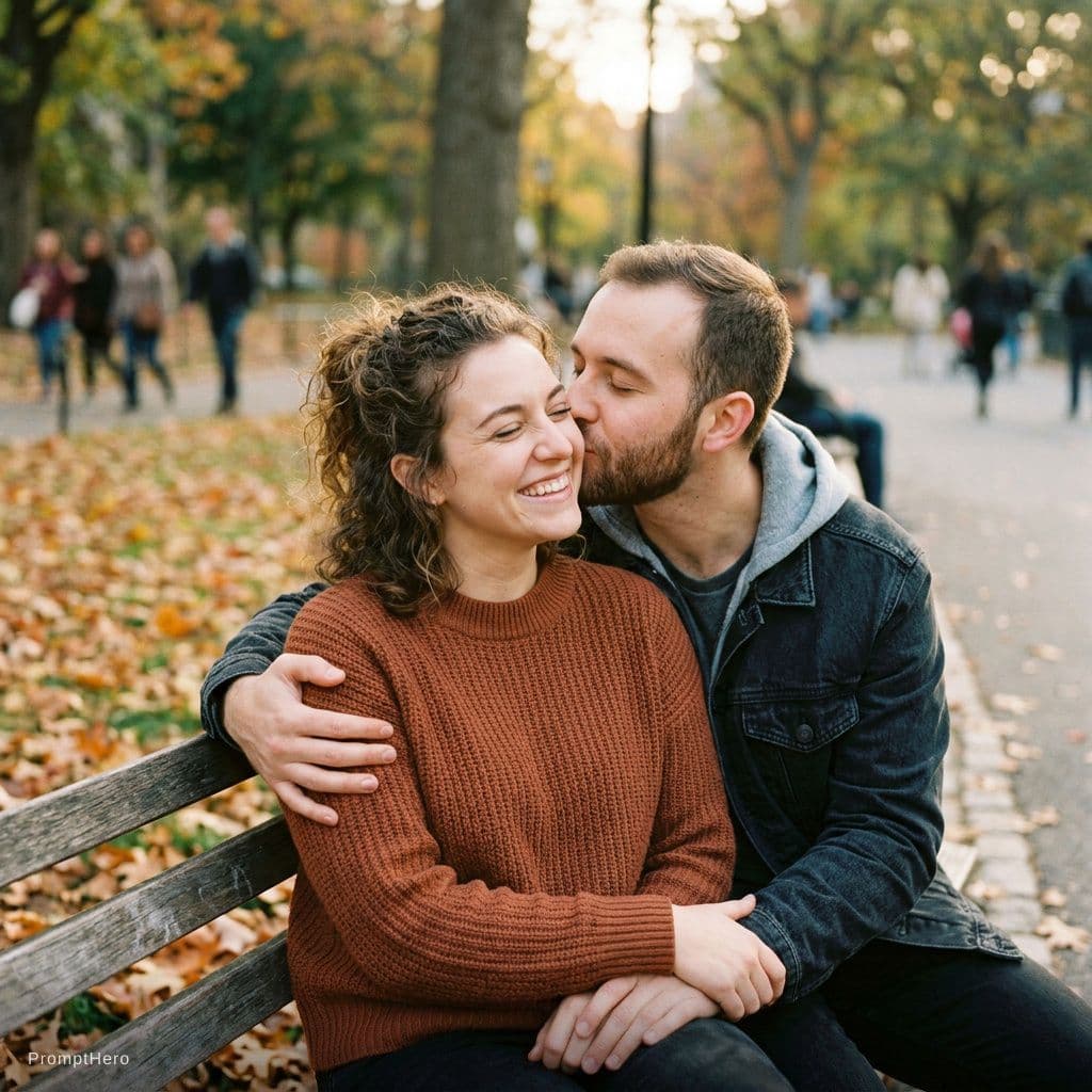 AI generated: kiss