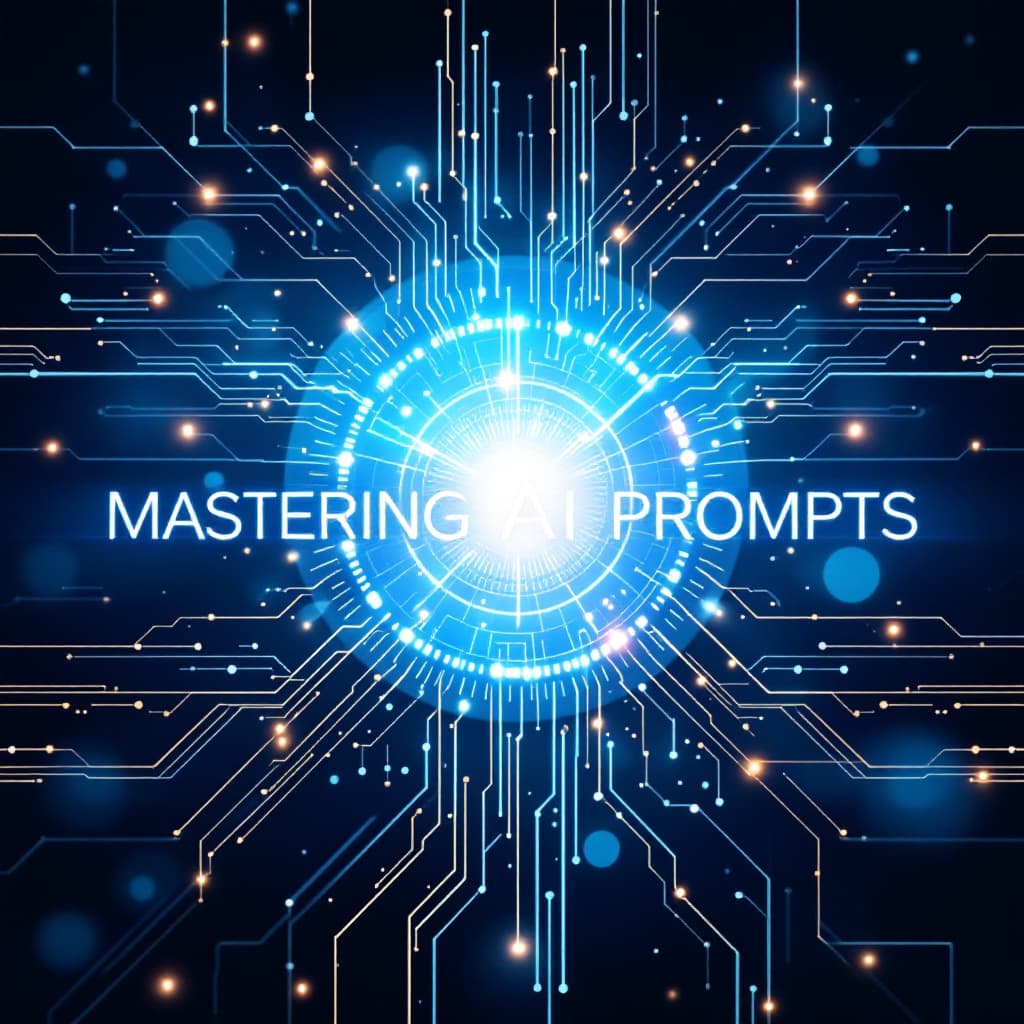 AI generated: A modern and sleek e-book cover design, 6x9 inches, featuring abstract AI elements, digital circuits...