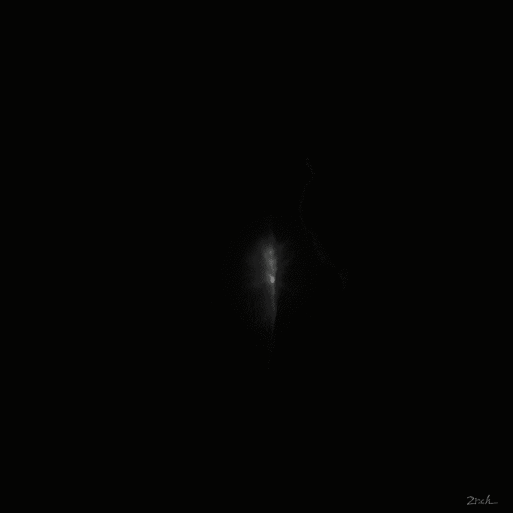 AI generated: a gothic male silhouette in total black, glowing chest, high contrast rim light, 
echo motion blur,...