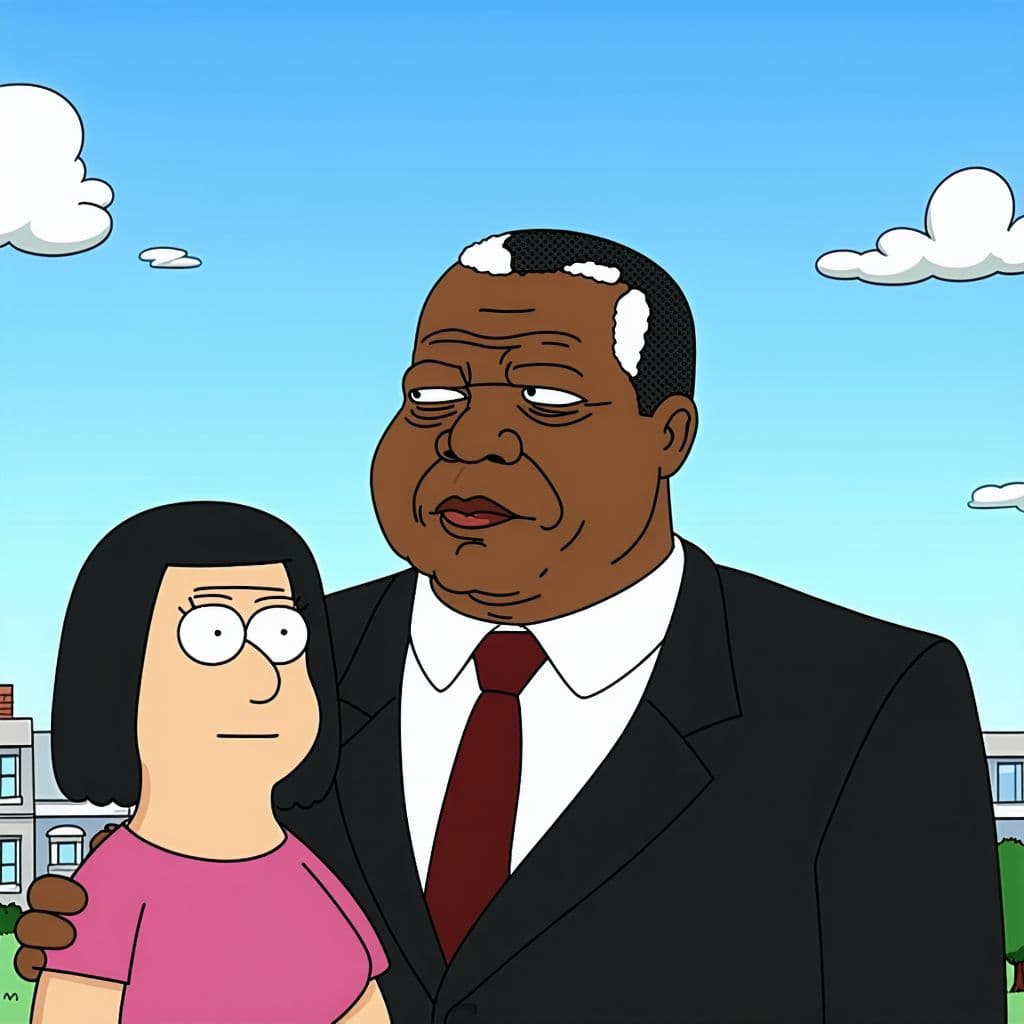 AI generated: slightly unnerving, Mandela effect, family guy