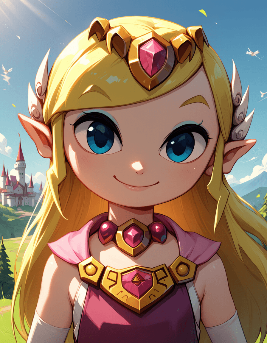 Toon Zelda (Anima, Illustrious & Pony) - Image 2