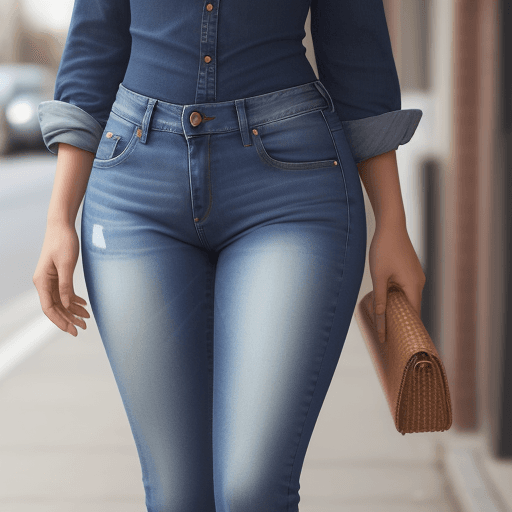 AI generated: a woman wearing jeans
