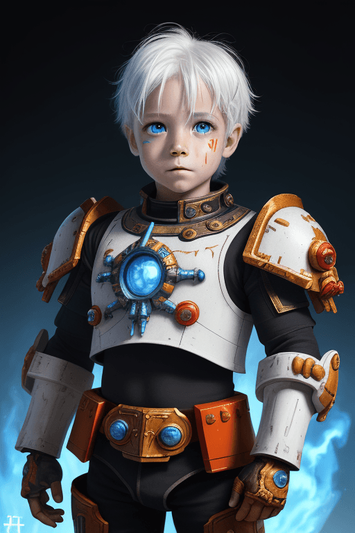 AI generated: Masterpiece, best quality, realistic and colorful cinematic lighting, photo of (3 year old boy [T'au...