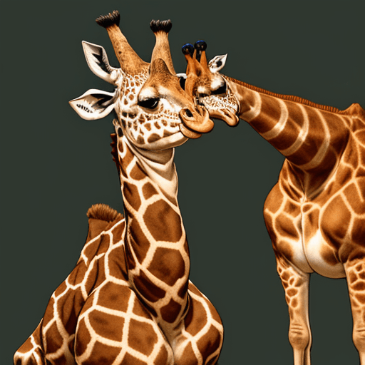 AI generated: 
DOCTEUR LEZARD AUSCULTE UNE GIRAFFE MUSCLE
