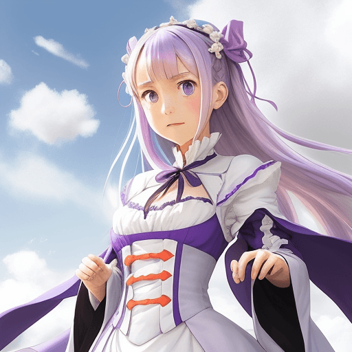 AI generated: Re:zero, Emilia