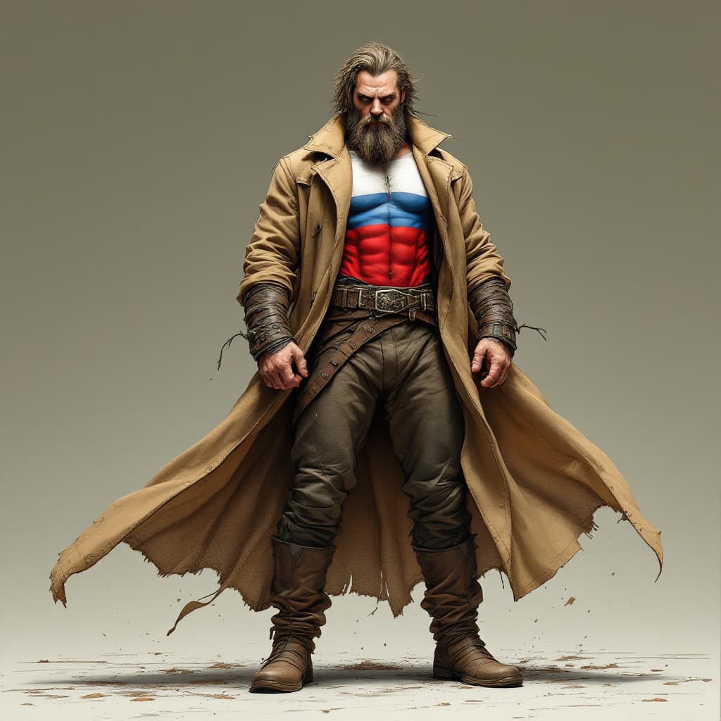 AI generated: A slightly low-angle, full-body ultra-detailed illustration of a superhero standing powerfully on a ...