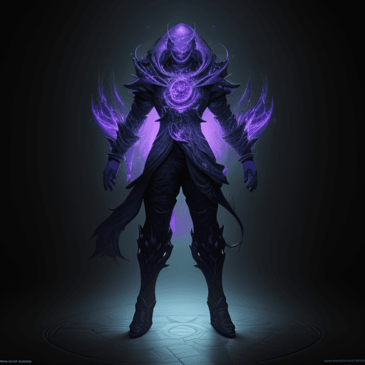 AI generated: full body shot, void arcanist::5 hyper detailed, volumetric lighting, fantasy art::4 octane render::...