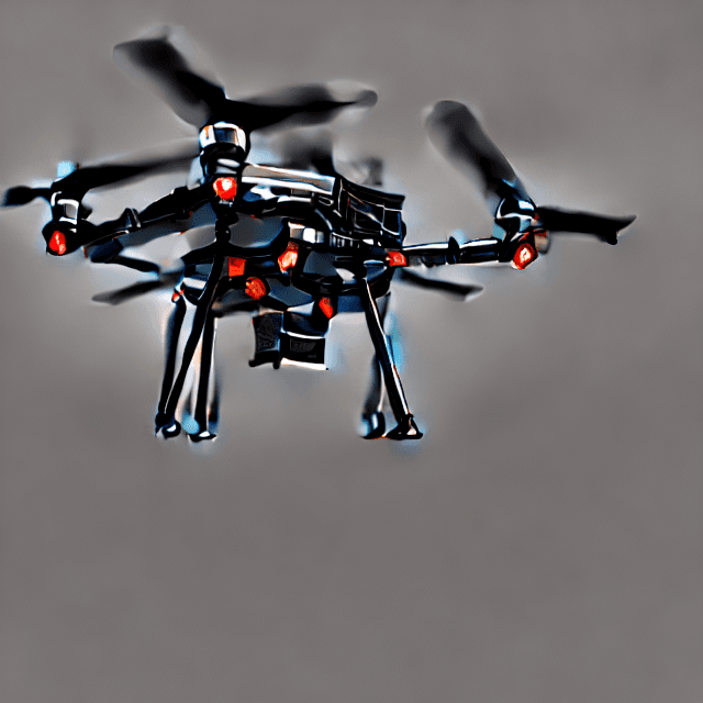AI generated: High resolution photography, of cute dron, with mini lego parts,minimalistic ,micraft,desing,hyperre...