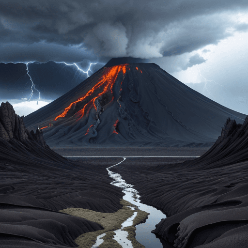 AI generated: (hyperrealism : 1.4), (award winning: 1.4) (masterpiece photo: 1.4)
BREAK
Volcanic landscape, very d...