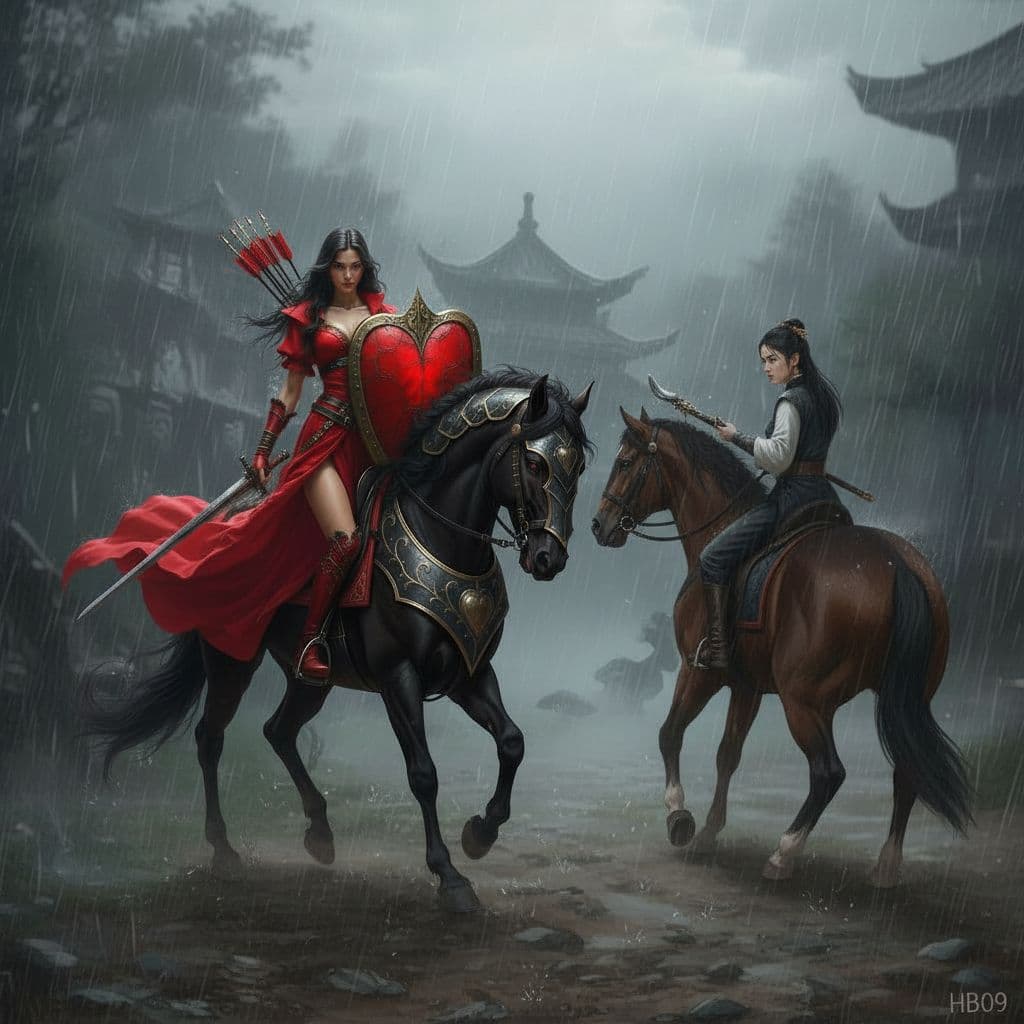 AI generated: Fight.
Insert a very discreet "HB09" watermark at the bottom of the photo.