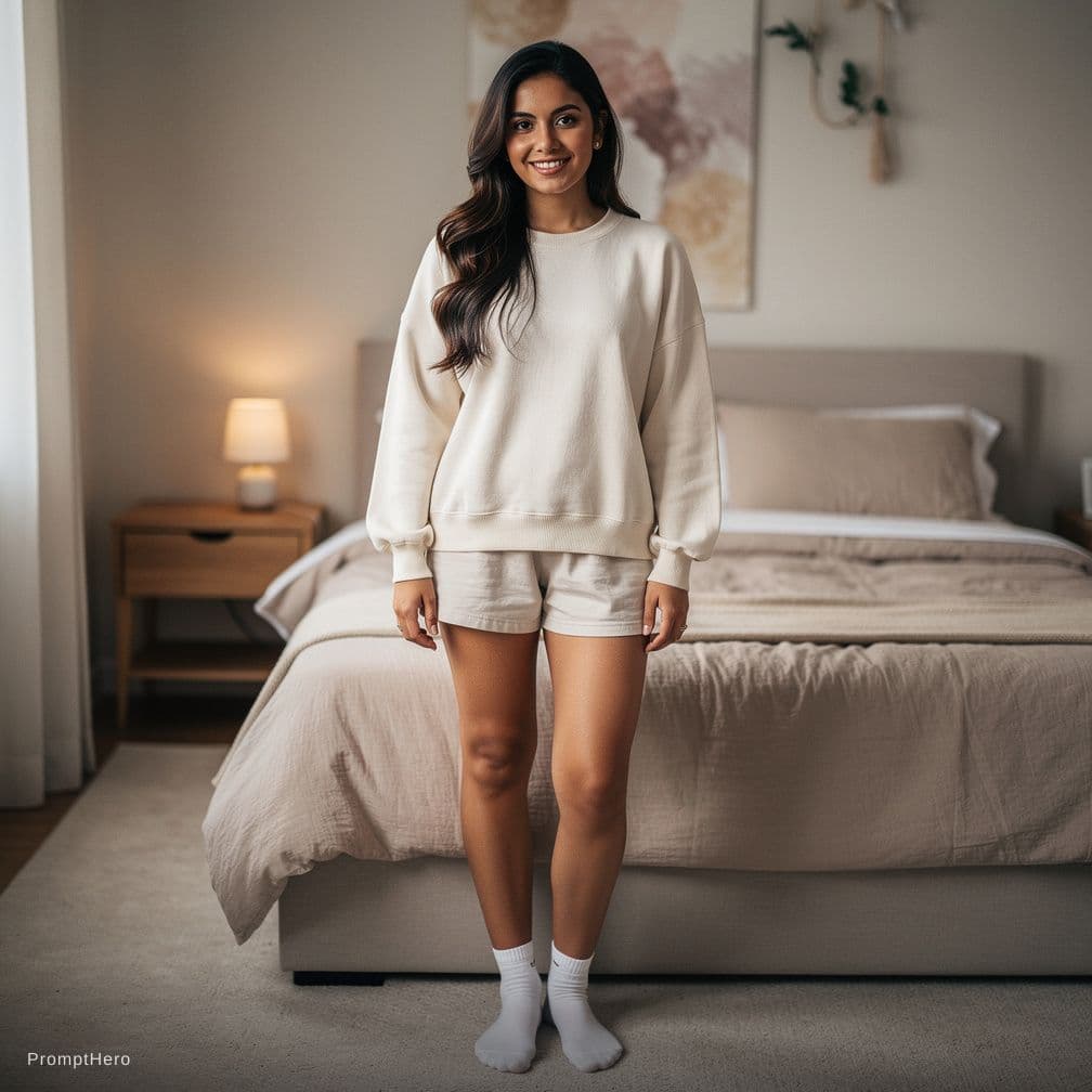 AI generated: latin girl pornstar , 23 year old woman, cute, (smile), long hair, in high detailed and intricated, ...