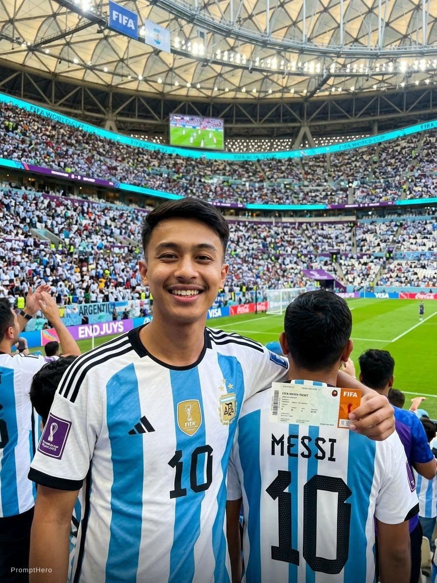 AI generated: FIFA stadium in FIFA Jersey