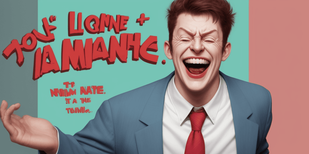 AI generated:  one man that people laugh at