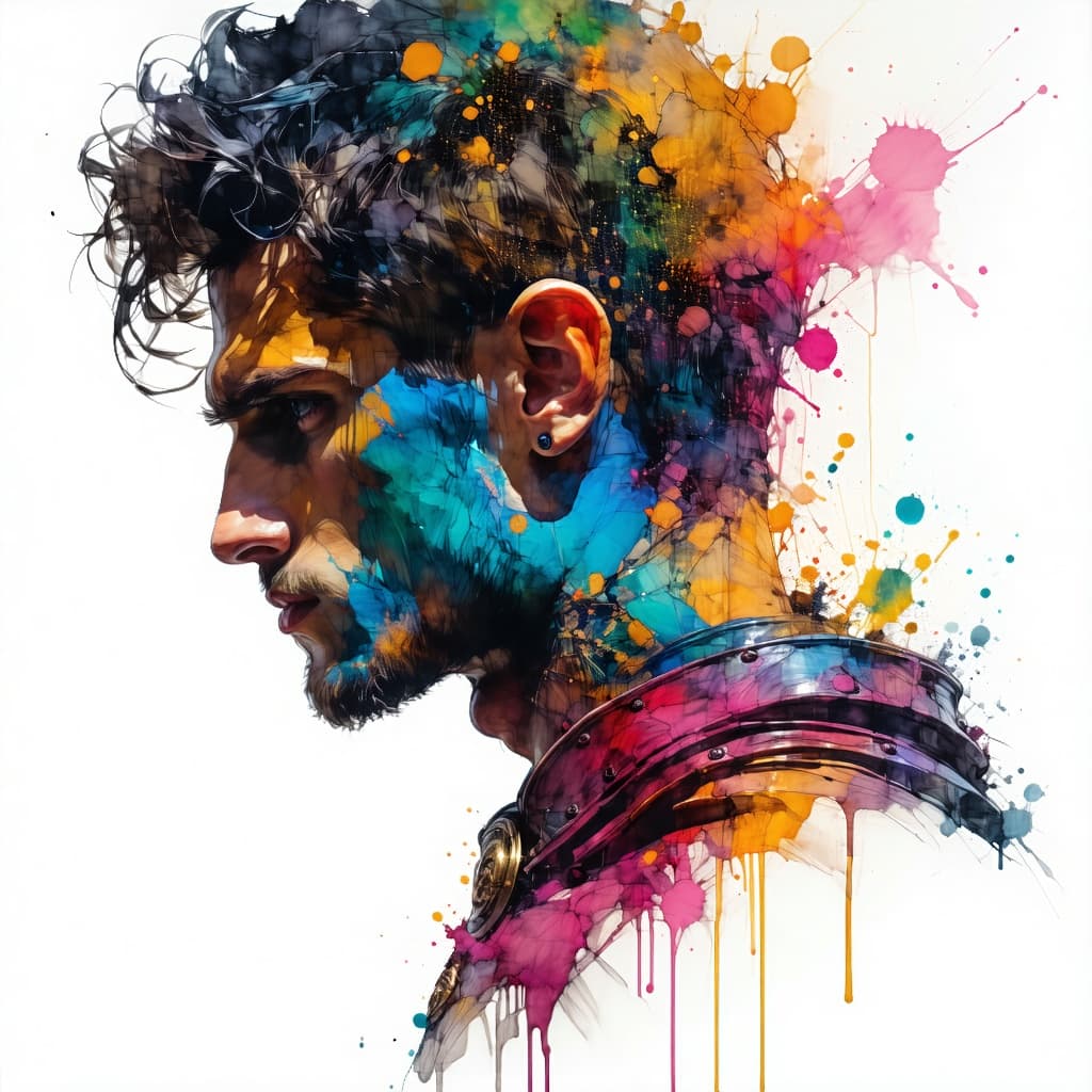 AI generated: strong warrior prince| centered| key visual| intricate| highly detailed| breathtaking beauty| precis...