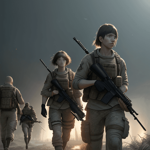 AI generated: ultra-realistic battalion photo, dramatic light, pale dawn, cinematic lighting, artstation trend, 4k...