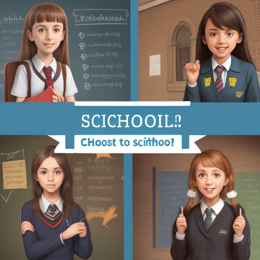 AI generated: Choose a school