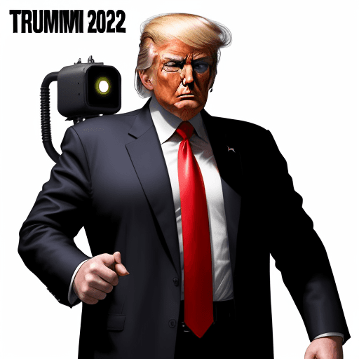 AI generated: Trump terminator wins election 2024